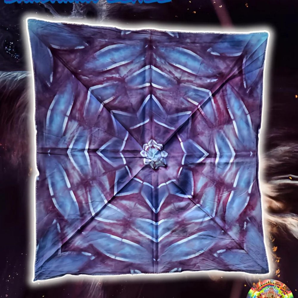 [Hand Dyed] Tie Dye Bandanna